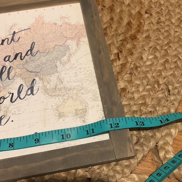 Altar’d state world map framed art - Picture 5 of 6